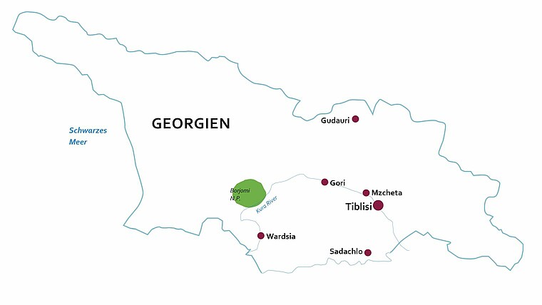 TARUK Georgien-Karte