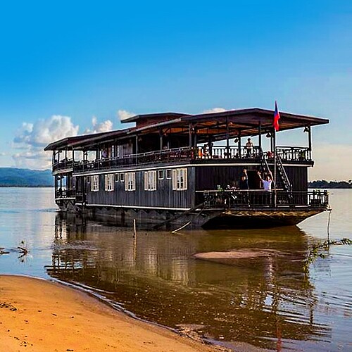 Mekong Kreuzfahrt mit Vat Phou Cruises in Laos.
