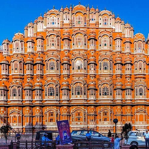 Hawa Mahal in Jaipur auf Indien-Reise