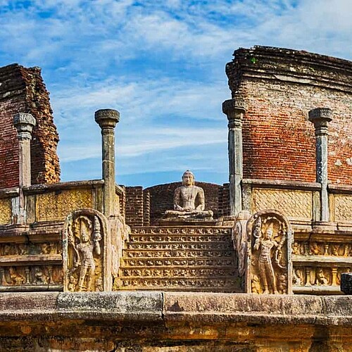 Vatadage Polonnaruwa Ruinenstadt Sri Lanka.
