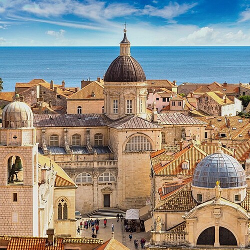 Kathedrale von Dubrovnik in Kroatien.