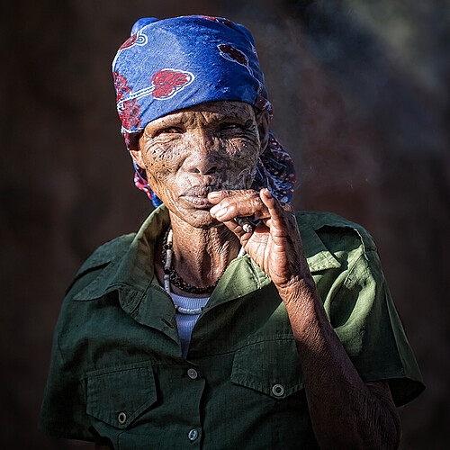 Rauchende Sanfrau Namibia