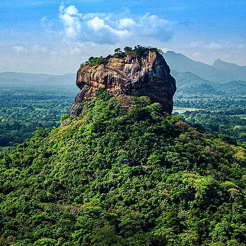 Sigiriya Pidurangala Rock Sri Lanka.