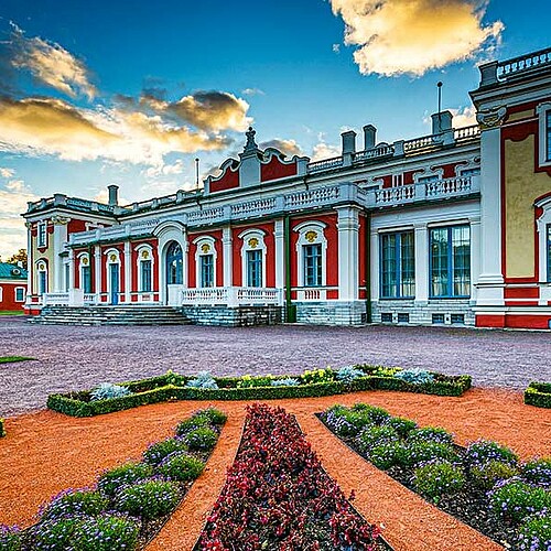 Schloss Kadriorg in Tallin Estland im Baltikum.