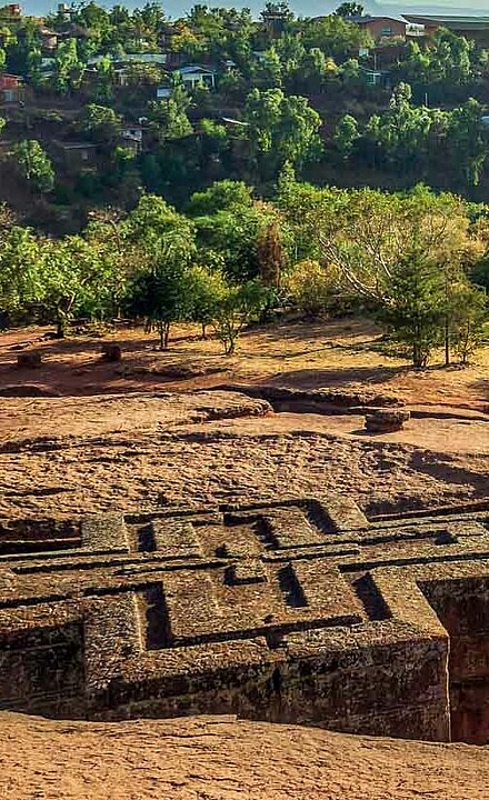 Felsenkirche von Lalibela in Äthiopien