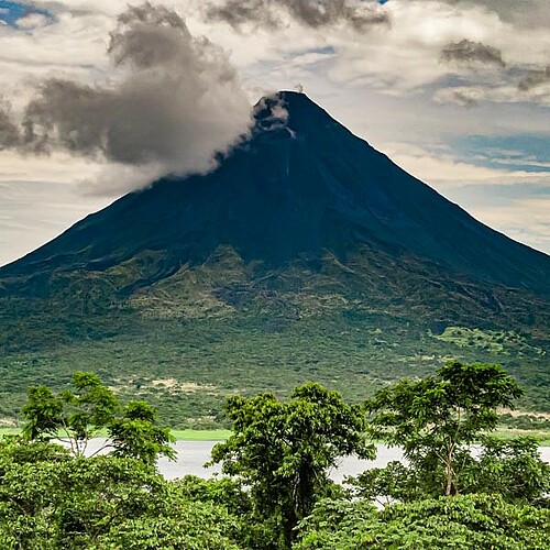 arenal vulkan offene spitze costa rica reise