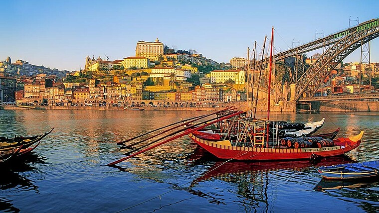Altstadt von Porto auf der Reise Vasco da Gama in Portugal