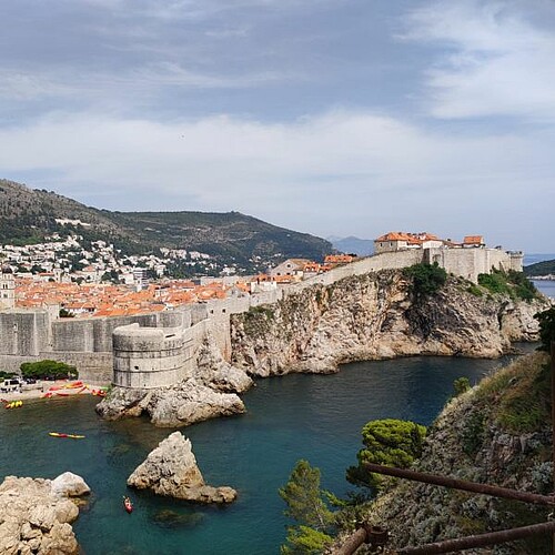 Stadtmauer von Dubrovnik in Kroatien
