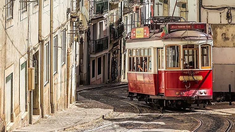 Lissabon Tram Portugal