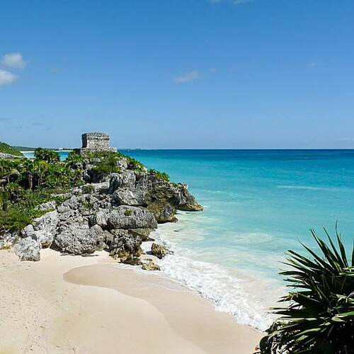 Strand karibik playa del carmen mexiko reise