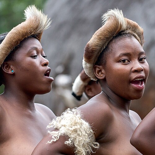 Zulu Frauen bei einer Südafrika Reise