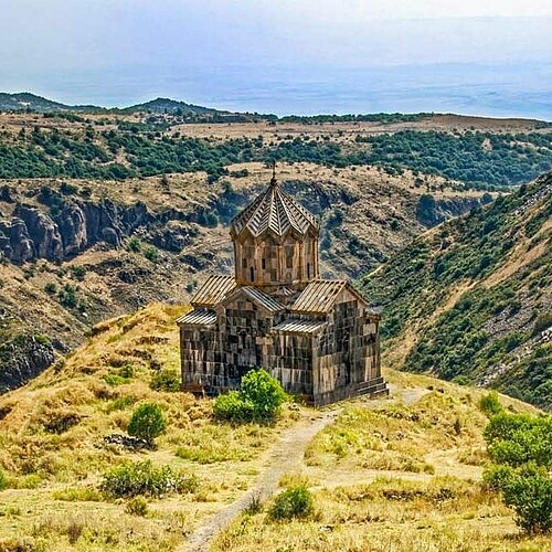 Ambert mittelalterliche Festung Aragaz Südhang Armenien.