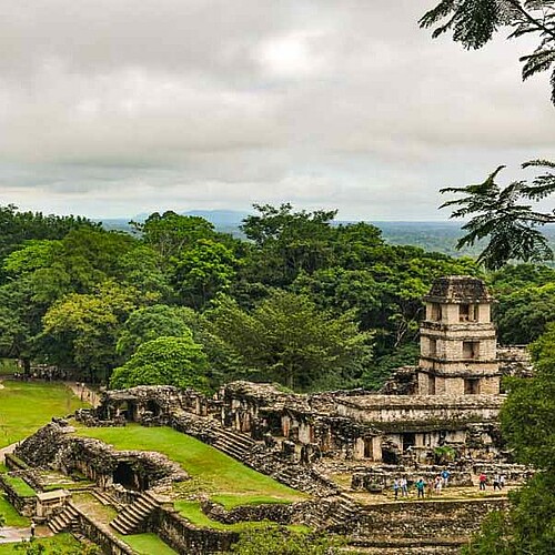 ruinenstadt palenque mexiko Reise