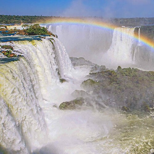 Iguacu Wasserfaelle Argentinien Reise