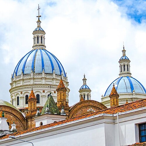 Kuppeln neue kathedrale cuenca ecuador reise