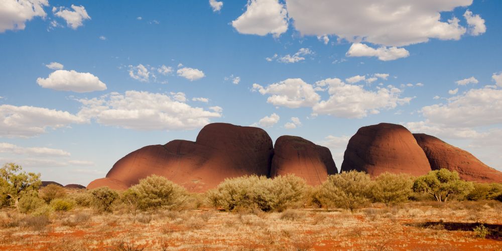 Bergkuppeln von Kata Tjuta im Outback Australiens