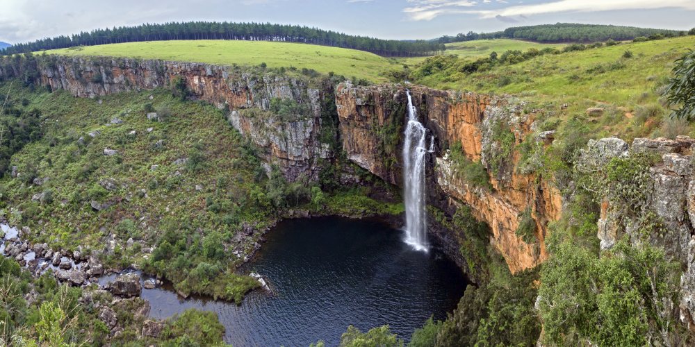Wasserfall im Blyde River Canyon in Südafrika