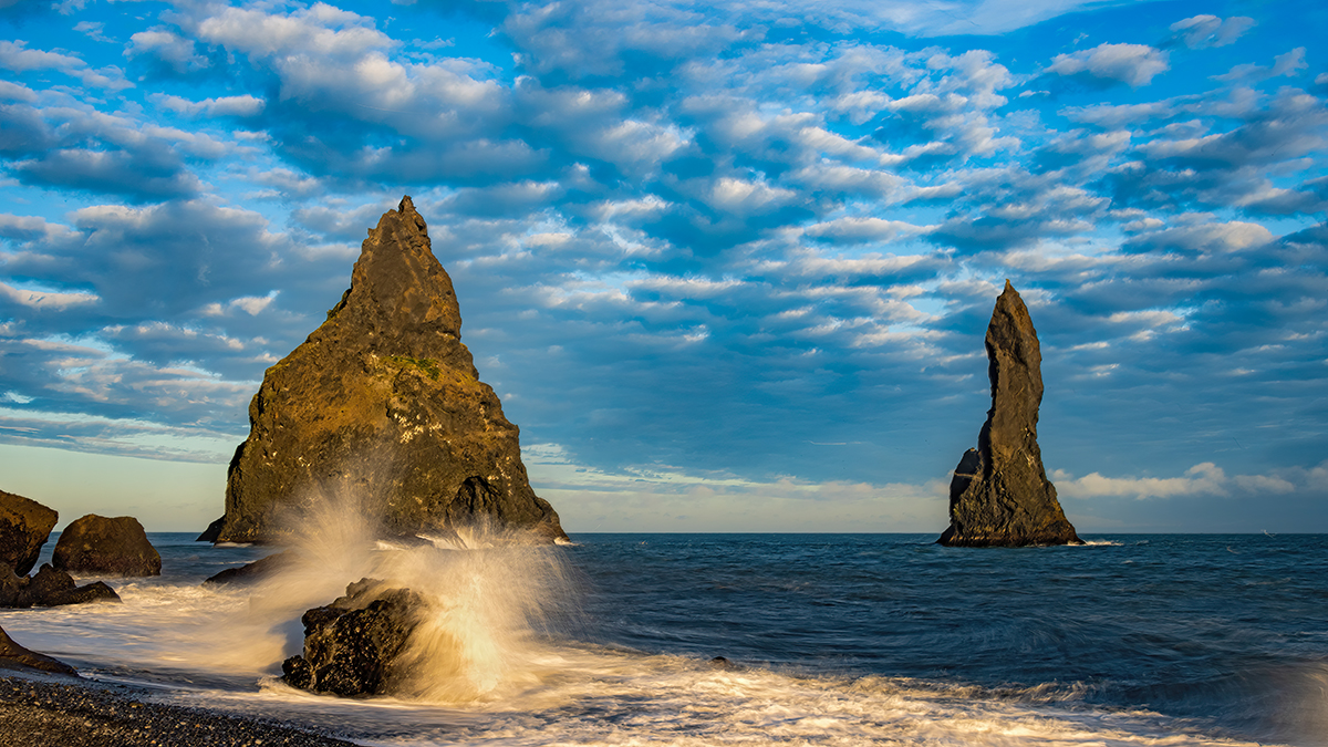 Reynisfjara Island Strand Langzeitbelichtung