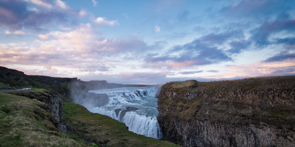 Wasserfall Gullfoss auf Island