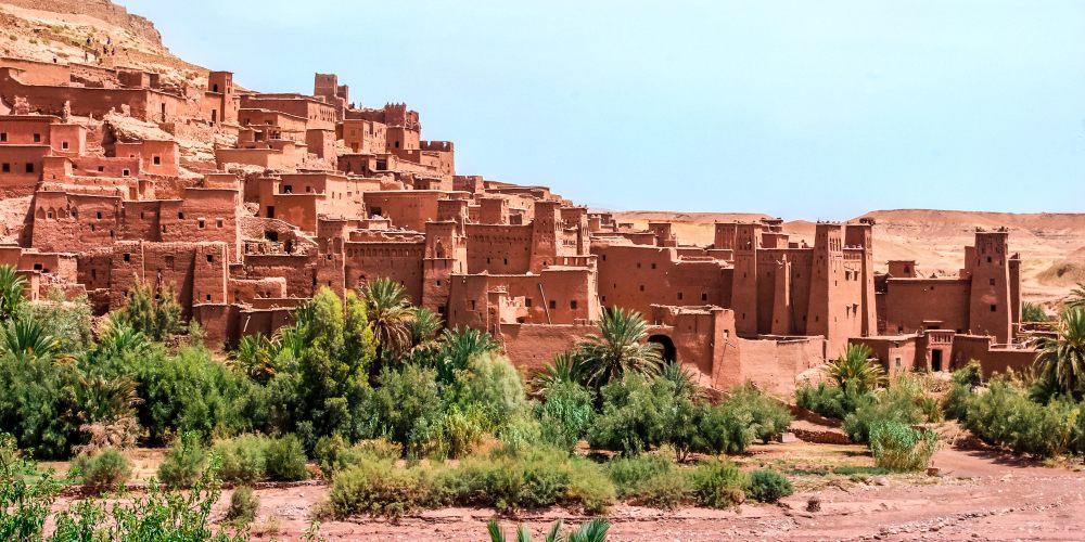 Lehmhäuser von Ait Benhaddou in Marokko