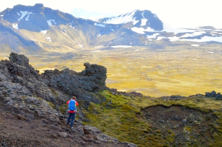 Panorama Landschaft auf Island