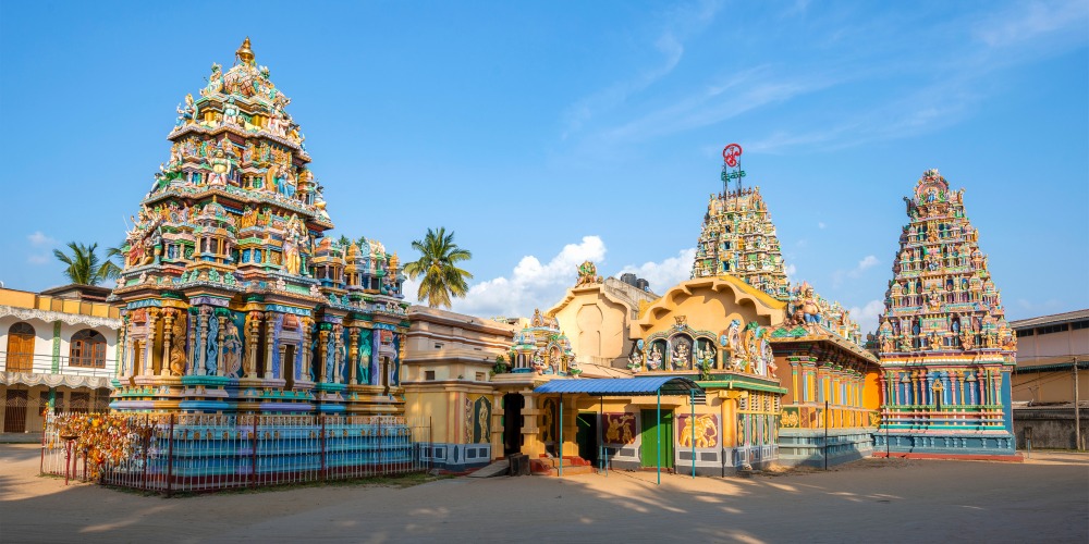 Hindu-Tempel in Trincomalee in Sri Lanka