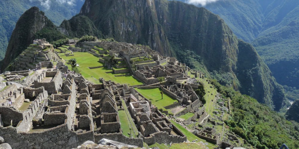 Blick auf Machu Picchu in Peru