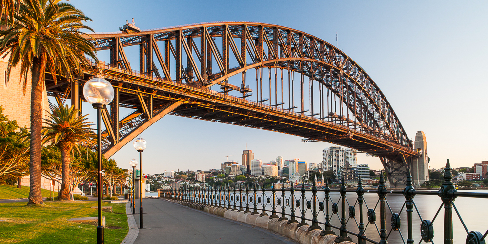Sydney Harbour Bridge von unten
