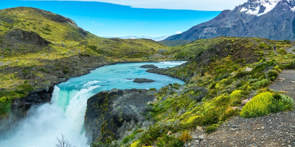 Salto Grande im Nationalpark Torres del Paine in Patagonien