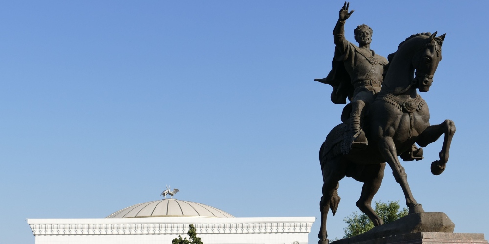 Denkmal von Amir Temur in Usbekistans Hauptstadt Taschkent