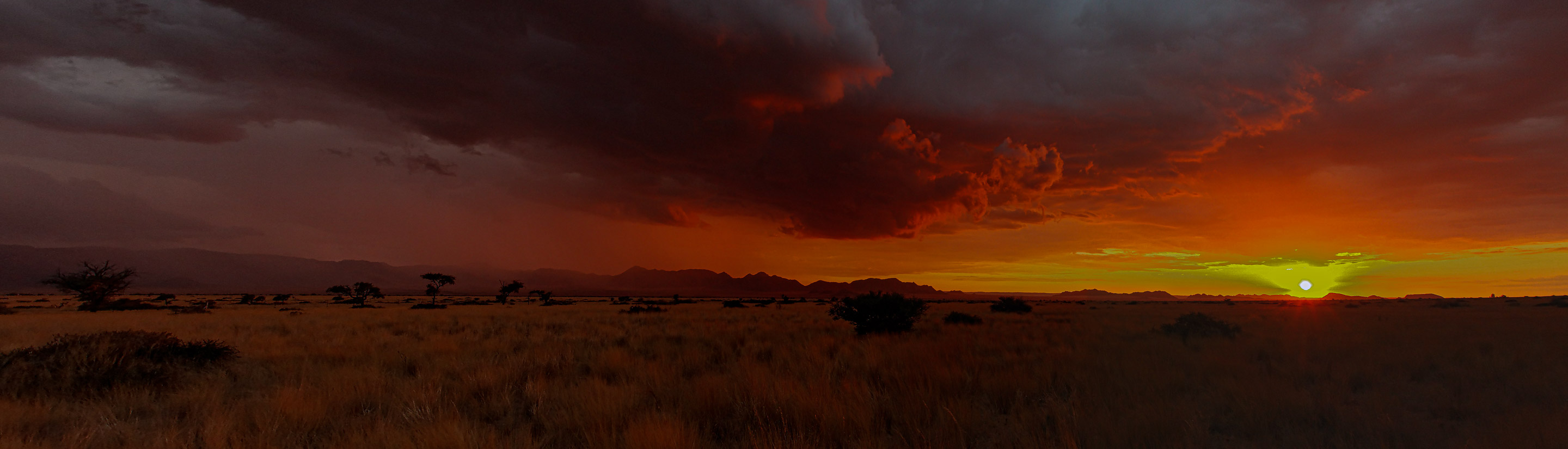 Namibia Reise Panorama Solitaire Sonnenuntergang