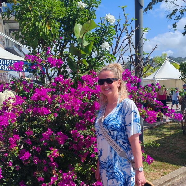 TARUK Mitarbeiterin Halina Kohl in Martinique