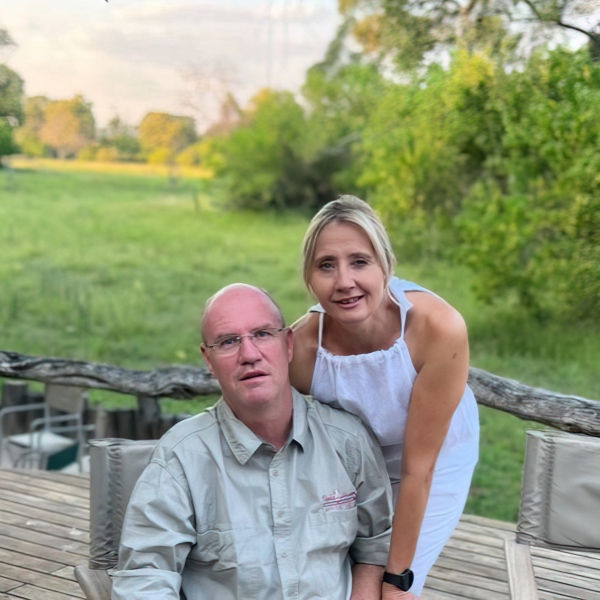 Country Manager Roux und Linda Wessels in Botswana